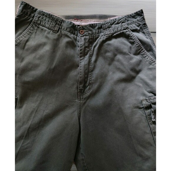 Coliseum Men's Shorts Size 36 Cargo Green Active Outdoor Pockets Cotton - Picture 7 of 14